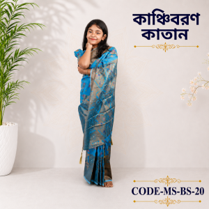 ready saree(code bs 20) কাঞ্চিবরন কাতান