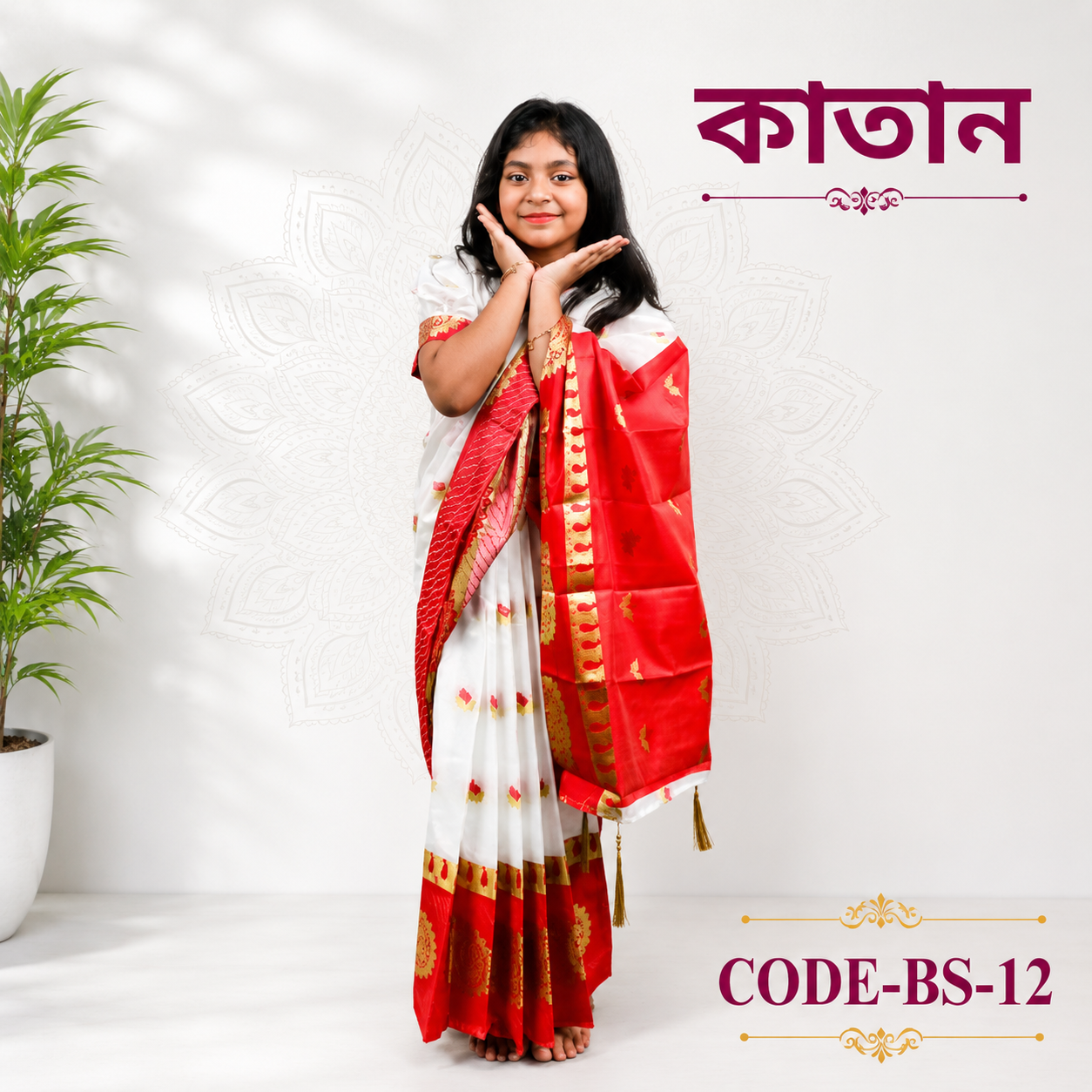 ready saree (bs 12) কাতান ready saree (bs 12) কাতান