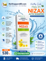 Nizax Active Medicated Shampoo (100ml), Code-MYS-HP-08 - Image 2
